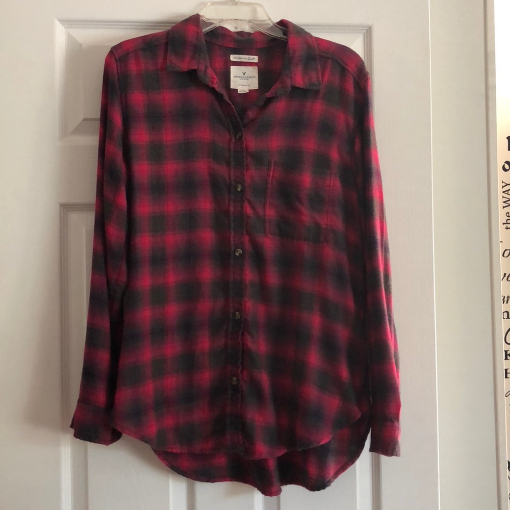 New American Eagle Outfitter Boyfriend Flannel